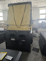 Carpa de Techo Impermeable Portátil Ligera y Versátil para las Cuatro Estaciones, Fácil de Instalar, para Camionetas 4x4 Todoterreno, de Aluminio