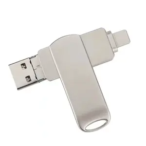 Large Memory Type C micro USB 4 in 1 Pendrive USB 3.0 Metal Flash Drive/OTG Multifunctional USB Flash Drive