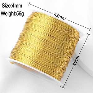 <span class=keywords><strong>Filo</strong></span> per Perline in Rame Placcato Oro 18K, Bobina da 100m, Argento e Oro Rosa, per Accessori per Capelli Fai-da-Te, Creazione di Gioielli, Vendita all'Ingrosso - Product Image 3