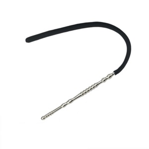 Latest <strong>Hot</strong> Soft Silicone Metal Long Urethral Sound <strong>Penis</strong> Plug Male Sex BDSM for Man - Product Image 2