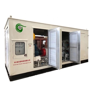 Pression d'entrée à économie d'énergie 0.6MPa Pression de livraison 25MPa Débit 2.5Nm3/min Compresseur GNC Station de remplissage de gaz naturel - Product Image 1