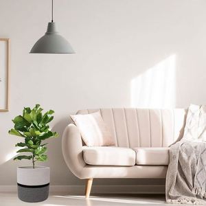 Cesta de plástico colgante con ganchos, macetas de <span class=keywords><strong>pared</strong></span> bordadas a mano para decoración de hierbas, cestas de imitación de la India, <span class=keywords><strong>colgar</strong></span> <span class=keywords><strong>en</strong></span> el - Product Image 3