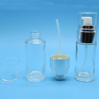 Bouteille à cosmétiques en verre, emballage marocain de 40ml pour Lotion et produits cosmétiques, 10 pièces