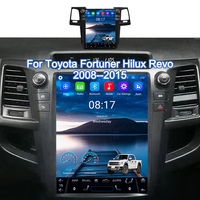 Radio Estéreo para Fortuner Hilux Revo con GPS Integrado, CarPlay, Mirror Link, Reproductor MP3, Audio de Alta Resolución, DSP, Cámara de Reversa Dividida, USB, para el Tablero