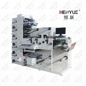 Video Support High Speed Automatic Roll Label Rewinding Slitting Paper Die Cutting Flexo Printing Machine