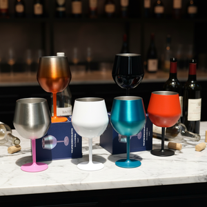 Bestseller 2026: Calice per Vino Rosso 420ml 14oz, Bicchiere Staccabile a Doppia Parete in Acciaio Inox con Isolamento <span class=keywords><strong>Sottovuoto</strong></span> - Product Image 1