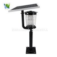 Lampe anti-moustiques solaire d'extérieur haute puissance pour parc, ferme, villa, communauté, lampe anti-moustiques à choc électrique, anti-moustiques
