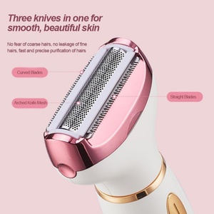 Depiladora Multifunción 4 en 1 con Disco Giratorio para el Cuidado Corporal Femenino, Depiladora y Afeitadora para Uso Doméstico - Product Image 3