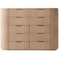 Table de toilette à 10 tiroirs en bois massif R