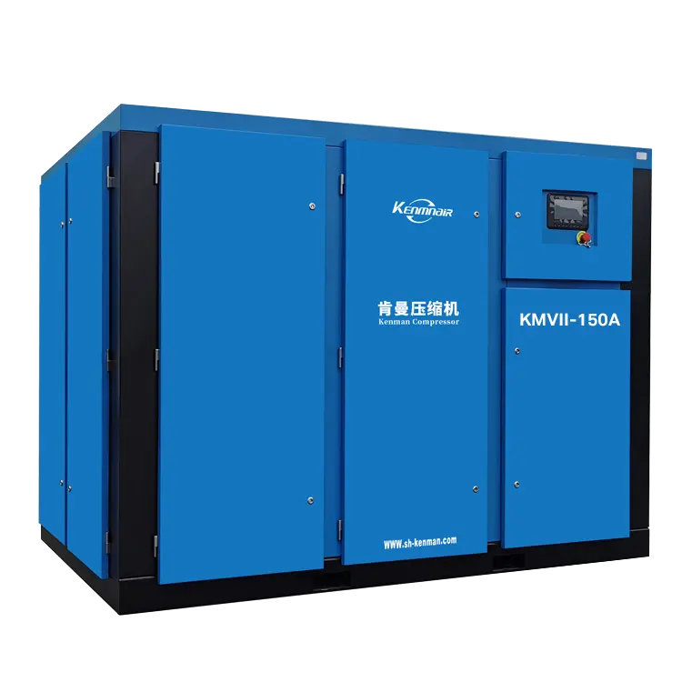 에너지 절약 380v 50hz 110kw 다이렉트 드라이브 2 단 스크류 타입 공기 압축기 기계