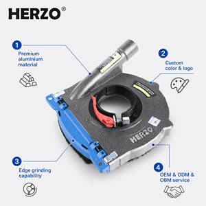 HERZO Penutup Debu Aluminium Tahan Lama 180mm untuk Mesin Gerinda Sudut, Mesin Gerinda Beton, Aksesoris Perkakas Listrik 10Pcs/kotak - Product Image 2