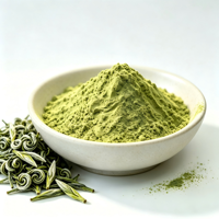 Poudre de thé Biluochun de qualité alimentaire pour latte, pâtisserie, smoothie, crème glacée, matière première