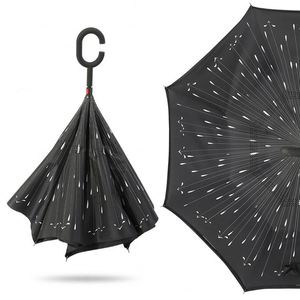 Parapluie de golf grand format personnalisé, coupe-vent et imperméable, avec logo, pour l'extérieur, protection solaire et pluie - Product Image 5