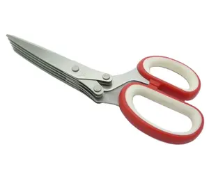 Chuyên Nghiệp Thép Không Gỉ Loại Vật Liệu Nhà Bếp Herb Scissors Với PP & TPR Xử Lý