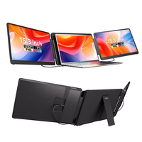 Électronique grand public, moniteurs LCD, moniteur portable détachable de 15,3 pouces, extension d'ordinateur portable, OEM ODM CE FCC Rohs