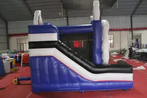 High Quality Combo Inflatable Bouncy Bouncer With Slide Penguin Bouncy Castle For Kids