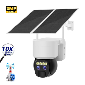 7*24 giờ quay video 4G năng lượng mặt trời Máy ảnh <span class=keywords><strong>10</strong></span> <span class=keywords><strong>x</strong></span> Zoom ống kính kép mặt camera an ninh nhà với hệ thống IA không dây - Product Image 1