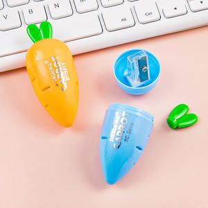 <span class=keywords><strong>Taille</strong></span>-<span class=keywords><strong>crayon</strong></span> manuel à trou unique en plastique pour étudiants en forme de <span class=keywords><strong>carotte</strong></span> mignonne - Product Image 4