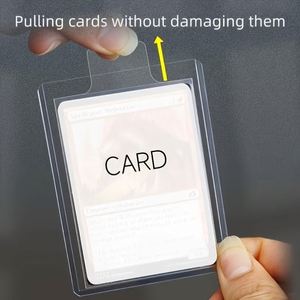 Protège-cartes en plastique 3 en 1 en PP, anti-décoloration, anti-poussière, facile à retirer pour cartes de crédit - Product Image 3