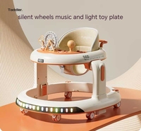 Marche-bébé pliable multifonctionnel 4 en 1 en gros, provenant d'une usine chinoise, marche-bébé d'apprentissage avec jouets pour enfants