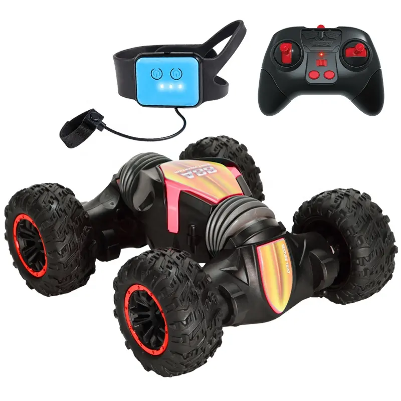 New Style 2.4GHz RC Radio Control 360-Degrees Rolling Gesture Sensing Deformation Double Side RC Off-road Twist Stunt Car