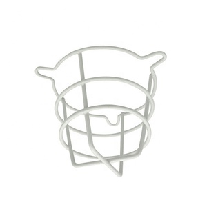 White <strong>Fire</strong> Sprinkler Head <strong>Guard</strong> for Protecting Flush Mount &amp; Side Wall &amp; Semi Recessed Sprinkler - Product Image 1
