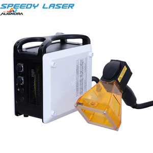 เครื่องแกะสลักเลเซอร์แบบพกพา 20w 30W 50W เครื่องมาร์กกิ้งไฟเบอร์เลเซอร์ขนาดเล็กแบบมือถือ สำหรับโลหะ ยาง และยางรถยนต์ - Product Image 4