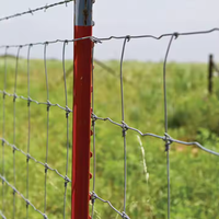 Clôture de chèvre de champ de grillage tissé par noeud fixe à haute résistance