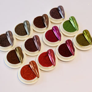 批发铬指甲糖银色金属反光闪光效果颜料粉 - Product Image 2