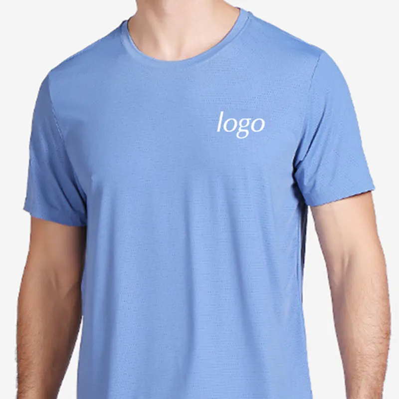 Hot Sale Workout Quick Dry Gym Wear Mens Clothing Custom Logo Cotton Spandex T Shirt For Men