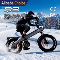 Vélo électrique de montagne pliable pour adultes avec pneus larges, batterie au lithium 48V, suspension avant, 20 pouces, entrepôt UE/États-Unis