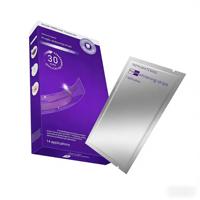 Bandes blanchissantes pour les dents PAP V34 Purple, 14 traitements, patchs de blanchiment dentaire violet