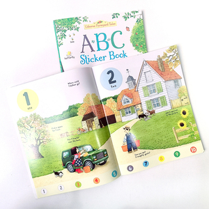 Adesivo personalizzato per bambini adesivi riutilizzabili per libri produttore di libri adesivi per bambini - Product Image 6