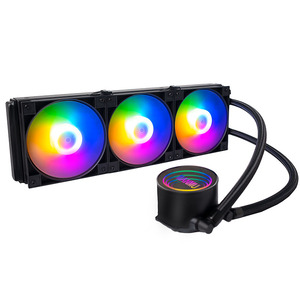 Radiador de agua negro Manmu OEM, Enfriador de líquido Rgb 360mm Argb con bomba de Control Pwm de alta eficiencia, ventilador de refrigeración por agua - Product Image 2