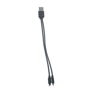 2024 <span class=keywords><strong>Nuevo</strong></span> 2 en 1 USB a Dual Tipo C/ Micro USB Cable Splitter Y Cable de carga rápida Cable de alimentación para teléfono <span class=keywords><strong>celular</strong></span> - Product Image 3