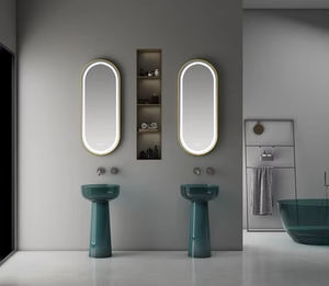 Baignoire autoportante en résine avec drain à remous, style moderne pour appartement - Product Image 5