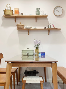 Custom Floating Shelves Wooden Wall Shelf for <strong>Rustic</strong> Decor Hanging Display <strong>Shelving</strong> for Bedroom - Product Image 5