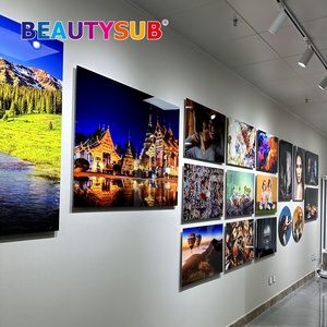 Beautysub Sublimation <span class=keywords><strong>Aluminium</strong></span> HD métal imprime feuilles brillant <span class=keywords><strong>blanc</strong></span> panneau photo haute définition Sublimation métal impression personnalisée - Product Image 4