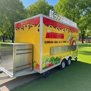 Camion de restauration professionnel entièrement équipé, camion de boissons, camion de hot-dogs, chariot de nourriture de rue, remorque de boulangerie - Product Image 1