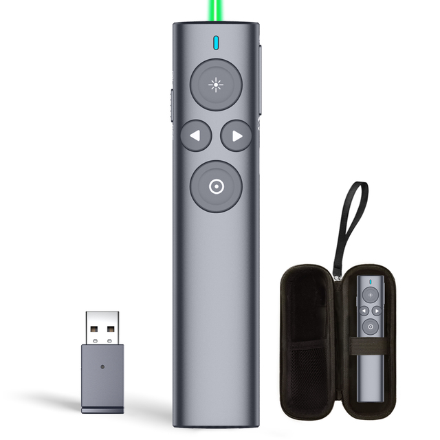 N95s Pro Green Laser Light Pointer Digital Laser Portable Wireless Clicker PPT Pointer for Business Presentations