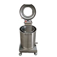 Essoreuse centrifuge multifonctionnelle pour aliments frits, machine à déshydrater les fruits et légumes, avec moteur et fonction d'élimination de l'huile