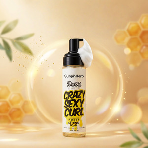 Mousse Coiffante Définissante Honey Curl Fixation Forte pour Cheveux Bouclés Prête à l'emploi Anti-Frisottis Fini Lisse - Product Image 1