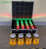Venta Directa de Fábrica, Baliza LED Portátil Recargable de Larga Duración para Heliportos, 30W 2500cd, Color Blanco, para Proyectos de Heliportos