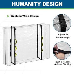 Coprimaterasso Resistente da 5 Mil, Spesso e Antistrappo, Impermeabile, Riutilizzabile, per Traslochi e Stoccaggio - Product Image 4