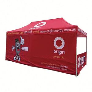 Tente de plage triangulaire pop-up personnalisée de haute qualité pour salon professionnel, toutes saisons, 3x3m/3x4.5m/3x6m, en polyester avec structure en tube d'aluminium - Product Image 1