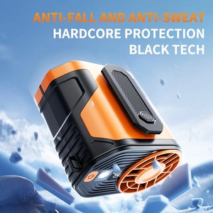 Ventilador de Cintura de Alta Velocidad, Portátil, con Clip para Cintura, para Obras de Construcción al Aire Libre, Mini Ventilador USB para Colgar del Cuello - Product Image 3