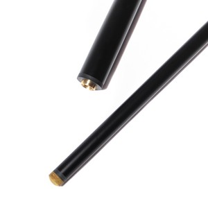 Taco de Billar Okhealing de Fibra de Carbono, Sección Frontal de 12.4 mm, Taco de Billar de Nueve Bolas, Duradero, Negro - Product Image 1