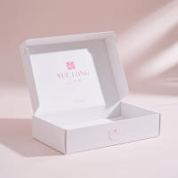 Boîte d'expédition en carton ondulé de luxe personnalisée pour cadeaux, avec sac cadeau en papier