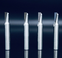 Tideway Ujung Penggiling Tideway PCD Berlian CNC Edge Router Pemotong Kayu Bit Router Lurus untuk Kayu, Akrilik, MDF