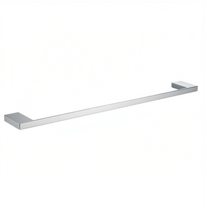 Porte-serviettes mural Maela Line 40 cm finition chromée pour salle de bain - Product Image 3